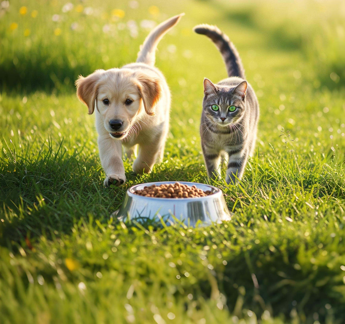 Bewaren brokken, vleesvoeding en natvoer.