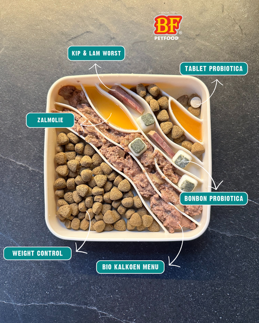 Mixed feeding: brokken en vlees combineren