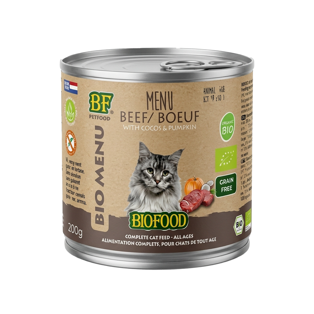 Bœuf bio BIOFOOD - Menu
