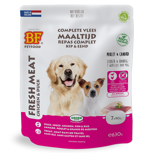 Vleesvoeding compleet Kip/Eend